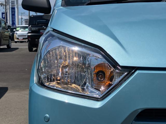 ミライースＬ　ＳＡIII１３インチフルホイールキャップ　マルチリフレクターハロゲンヘッドランプ　可倒式ドアミラー　自発光式デジタルメーターアンバーイルミネーションメーター　マニュアルエアコン（ダイヤル式）　キーレスエントリー（静岡県）の中古車