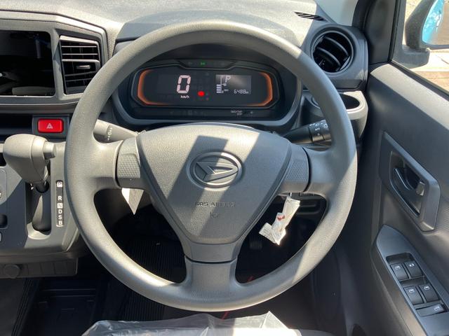 ミライースＬ　ＳＡIII１３インチフルホイールキャップ　マルチリフレクターハロゲンヘッドランプ　可倒式ドアミラー　自発光式デジタルメーターアンバーイルミネーションメーター　マニュアルエアコン（ダイヤル式）　キーレスエントリー（静岡県）の中古車