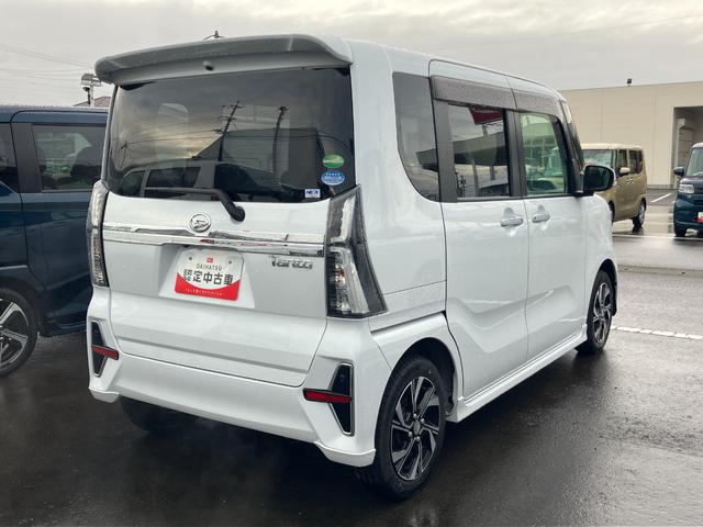 タントカスタムX14インチアルミホイール 大型エアロバンパー フルLEDヘッドランプ オート格納式カラードドアミラー 両側パワースライドドア キーフリーシステム プッシュボタンスタート(静岡県)の中古車