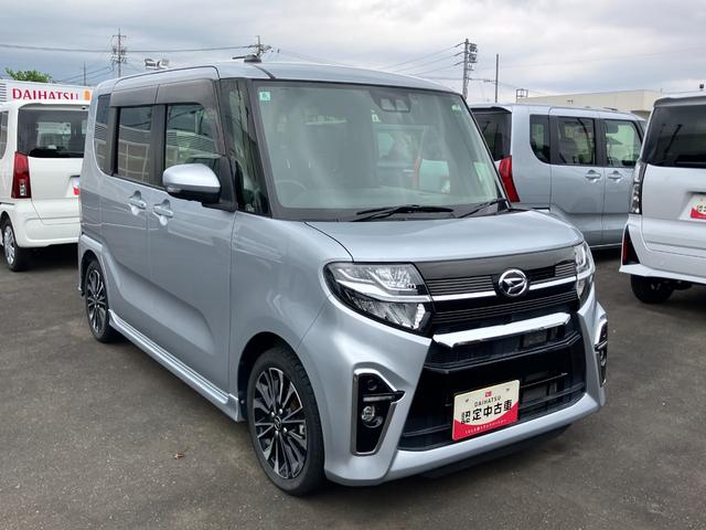 タントカスタムＲＳ１５インチアルミホイール　キーフリーシステム　プッシュボタンスタート　オートエアコン（プッシュ式）　フルＬＥＤヘッドランプ　オート格納式カラードドアミラー　本革巻ステアリングホイール（静岡県）の中古車