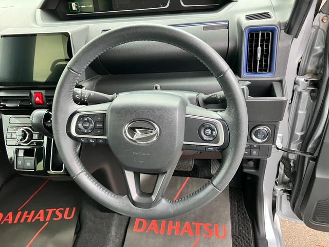 タントカスタムＲＳ１５インチアルミホイール　キーフリーシステム　プッシュボタンスタート　オートエアコン（プッシュ式）　フルＬＥＤヘッドランプ　オート格納式カラードドアミラー　本革巻ステアリングホイール（静岡県）の中古車