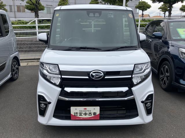タントカスタムＲＳスタイルセレクション１５インチアルミホイール　大型エアロバンパー　フルＬＥＤヘッドランプ　オート格納式カラードドアミラー　革巻ステアリングホイール　両側パワースライドドア（静岡県）の中古車