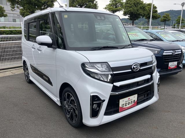 タントカスタムＲＳスタイルセレクション１５インチアルミホイール　大型エアロバンパー　フルＬＥＤヘッドランプ　オート格納式カラードドアミラー　革巻ステアリングホイール　両側パワースライドドア（静岡県）の中古車