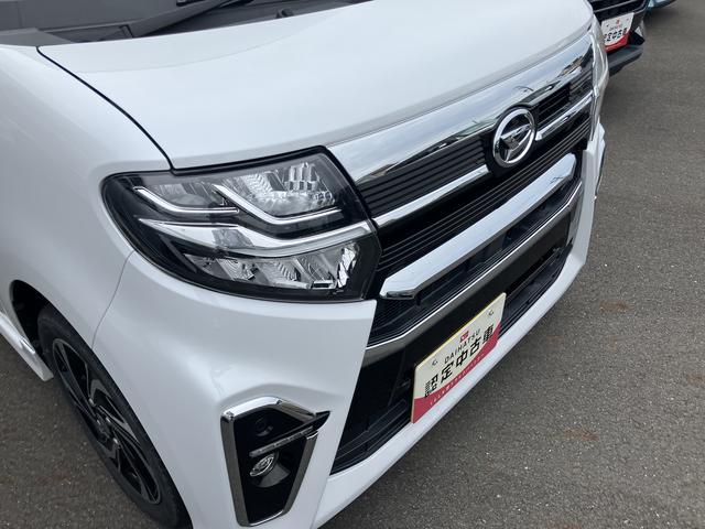 タントカスタムＲＳスタイルセレクション１５インチアルミホイール　大型エアロバンパー　フルＬＥＤヘッドランプ　オート格納式カラードドアミラー　革巻ステアリングホイール　両側パワースライドドア（静岡県）の中古車