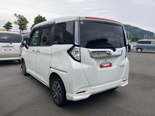 トールカスタムＧキーフリーシステム　プッシュボタンスタート　両側パワースライドドア　オートエアコン（プッシュ式）　ＬＥＤヘッドライト　パワーウィンドウ　アルミホイール（静岡県）の中古車