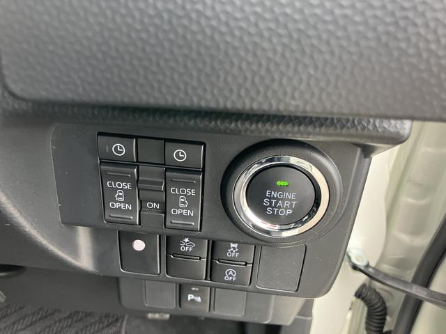 トールカスタムＧキーフリーシステム　プッシュボタンスタート　両側パワースライドドア　オートエアコン（プッシュ式）　ＬＥＤヘッドライト　パワーウィンドウ　アルミホイール（静岡県）の中古車