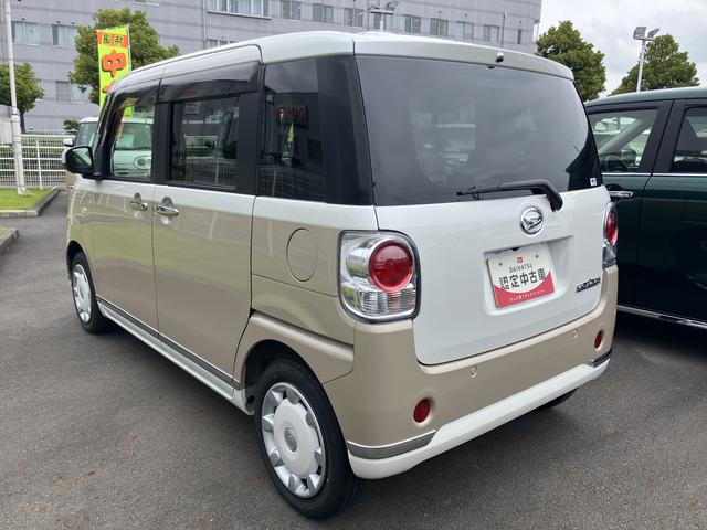 ムーヴキャンバスＧメイクアップＶＳ　ＳＡIII１４インチフルホイールキャップ　ＬＥＤヘッドランプ　キーフリーシステム　両側パワースライドドア　オートエアコン（プッシュ式）　オートライト　置きラクボックス（静岡県）の中古車