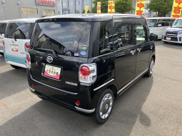 ムーヴキャンバスＧブラックインテリアリミテッド　ＳＡIII１４インチフルホイールキャップ　ＬＥＤヘッドランプ　キーフリーシステム　両側パワースライドドア　オートエアコン（プッシュ式）　オートライト　置きラクボックス（静岡県）の中古車
