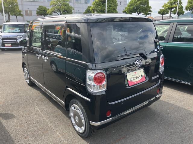ムーヴキャンバスＧブラックインテリアリミテッド　ＳＡIII１４インチフルホイールキャップ　ＬＥＤヘッドランプ　キーフリーシステム　両側パワースライドドア　オートエアコン（プッシュ式）　オートライト　置きラクボックス（静岡県）の中古車