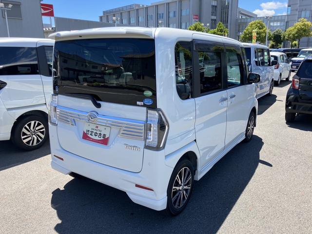 タントカスタムＸ　トップエディションＳＡII１４インチアルミホイール　キーフリーシステム　パワースライドドア（左側）　オートエアコン（プッシュ式）　ＬＥＤヘッドランプ　プッシュボタンスタート（静岡県）の中古車
