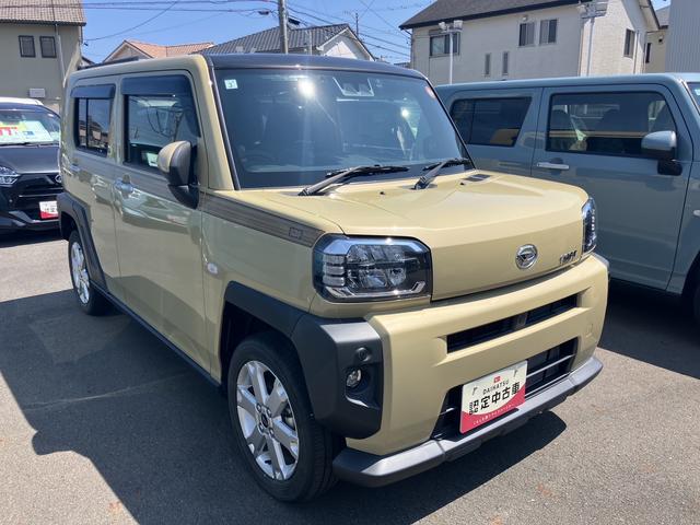 タフトＧ１５インチアルミホイール　オートレベリング機能付フルＬＥＤヘッドランプ　ＬＥＤフォグランプ　本革巻ステアリングホイール　本革巻インパネセンターシフト　ＴＦＴカラーマルチインフォメーションディスプレイ（静岡県）の中古車