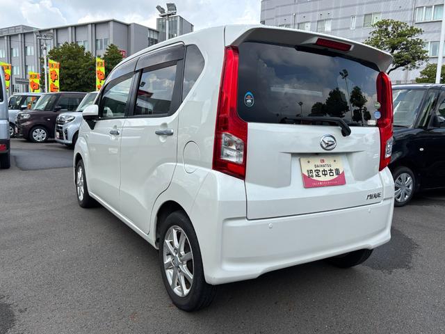 ムーヴＸ　ＳＡIIハロゲンヘッドライト　１４インチアルミホイール　スーパーＵＶＩＲカットガラス　キーフリーシステム　オートエアコン（プッシュ式）	プッシボタンスタート（静岡県）の中古車
