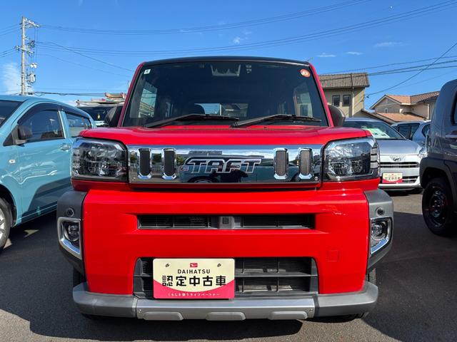 タフトＧターボ１５インチアルミホイール　オートレベリング機能付フルＬＥＤヘッドランプ　ＬＥＤフォグランプ　本革巻ステアリングホイール　本革巻インパネセンターシフト　ＴＦＴカラーマルチインフォメーションディスプレイ（静岡県）の中古車