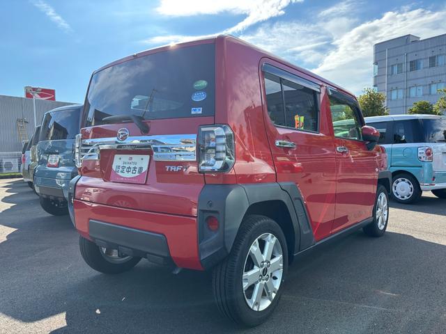 タフトＧターボ１５インチアルミホイール　オートレベリング機能付フルＬＥＤヘッドランプ　ＬＥＤフォグランプ　本革巻ステアリングホイール　本革巻インパネセンターシフト　ＴＦＴカラーマルチインフォメーションディスプレイ（静岡県）の中古車