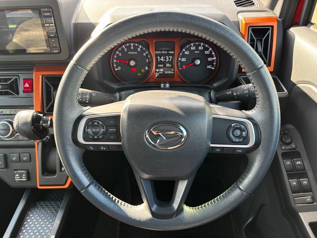 タフトＧターボ１５インチアルミホイール　オートレベリング機能付フルＬＥＤヘッドランプ　ＬＥＤフォグランプ　本革巻ステアリングホイール　本革巻インパネセンターシフト　ＴＦＴカラーマルチインフォメーションディスプレイ（静岡県）の中古車