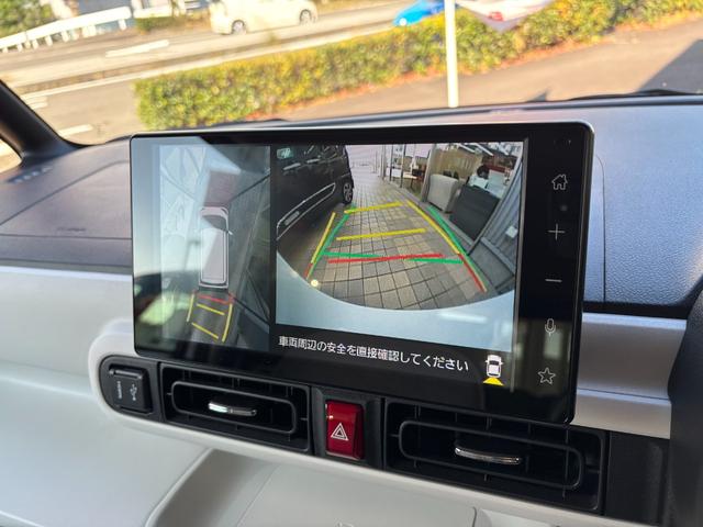 ムーヴキャンバスストライプスＧ　雹害車１４インチフルホイールキャップ　ＬＥＤヘッドランプ　ＬＥＤフォグランプ　ホっとカップホルダー　両側パワースライドドア　キーフリーシステム　プッシュボタンスタート　ＵＶカットガラス（静岡県）の中古車