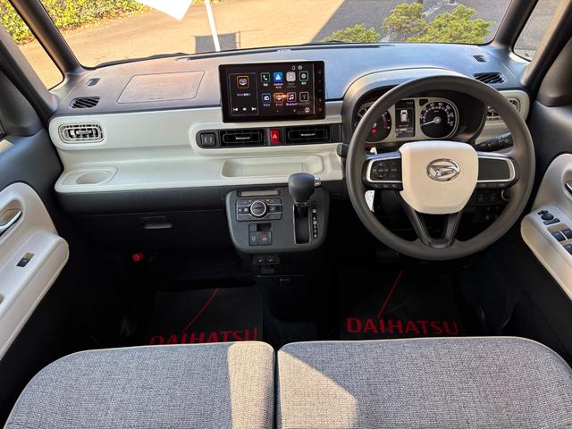 ムーヴキャンバスストライプスＧ　雹害車１４インチフルホイールキャップ　ＬＥＤヘッドランプ　ＬＥＤフォグランプ　ホっとカップホルダー　両側パワースライドドア　キーフリーシステム　プッシュボタンスタート　ＵＶカットガラス（静岡県）の中古車