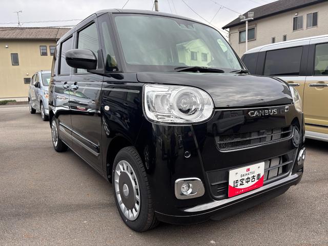 ムーヴキャンバスセオリーＧ１４インチフルホイールキャップ　ＬＥＤヘッドランプ　ＬＥＤフォグランプ　ホっとカップホルダー　両側パワースライドドア　キーフリーシステム　プッシュボタンスタート　ＵＶカットガラス（静岡県）の中古車