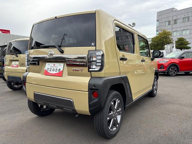 タフトＧ　ダーククロムベンチャー　雹害車１５インチアルミホイール　オートレベリング機能付フルＬＥＤヘッドランプ　ＬＥＤフォグランプ　本革巻ステアリングホイール　本革巻インパネセンターシフト（静岡県）の中古車