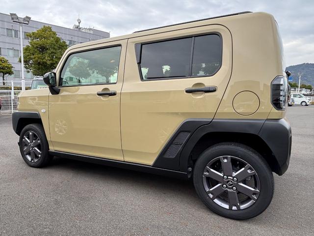 タフトＧ　ダーククロムベンチャー　雹害車１５インチアルミホイール　オートレベリング機能付フルＬＥＤヘッドランプ　ＬＥＤフォグランプ　本革巻ステアリングホイール　本革巻インパネセンターシフト（静岡県）の中古車