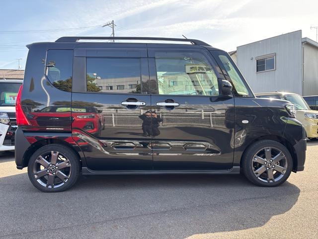 タントファンクロスターボ15インチアルミホイール キーフリーシステム プッシュボタンスタート オートエアコン(プッシュ式) フルLEDヘッドランプ オート格納式カラードドアミラー 本革巻ステアリングホイール(静岡県)の中古車