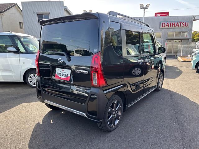 タントファンクロスターボ15インチアルミホイール キーフリーシステム プッシュボタンスタート オートエアコン(プッシュ式) フルLEDヘッドランプ オート格納式カラードドアミラー 本革巻ステアリングホイール(静岡県)の中古車