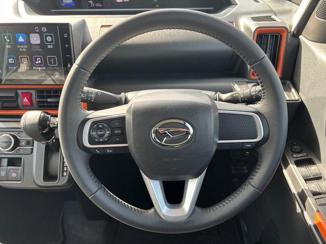 タントファンクロスターボ15インチアルミホイール キーフリーシステム プッシュボタンスタート オートエアコン(プッシュ式) フルLEDヘッドランプ オート格納式カラードドアミラー 本革巻ステアリングホイール(静岡県)の中古車