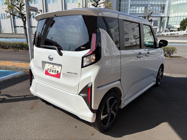 ムーヴＲＳキーフリーシステム　プッシュボタンスタート　ＬＥＤヘッドライト　１５インチアルミホイール　両側パワースライドドア　カラーマルチインフォメーションディスプレイ（静岡県）の中古車