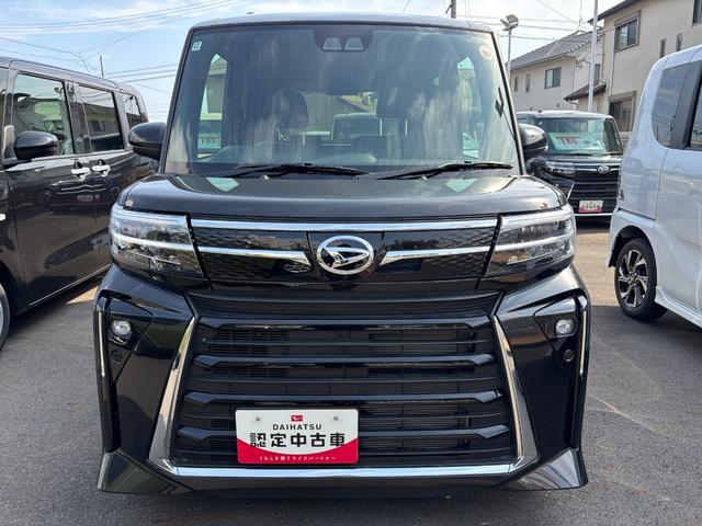 タントカスタムＸ１４インチアルミホイール　大型エアロバンパー　フルＬＥＤヘッドランプ　オート格納式カラードドアミラー　両側パワースライドドア　キーフリーシステム　プッシュボタンスタート（静岡県）の中古車