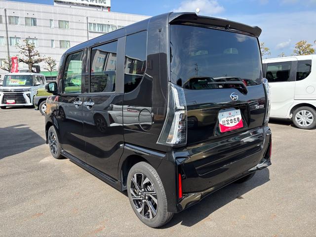 タントカスタムＸ１４インチアルミホイール　大型エアロバンパー　フルＬＥＤヘッドランプ　オート格納式カラードドアミラー　両側パワースライドドア　キーフリーシステム　プッシュボタンスタート（静岡県）の中古車