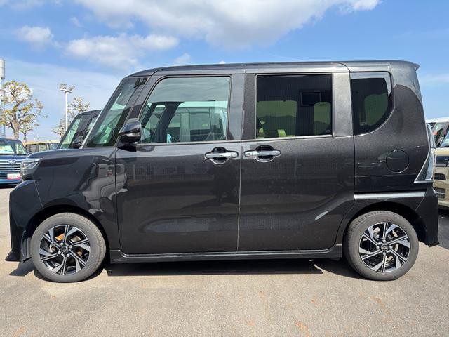 タントカスタムＸ１４インチアルミホイール　大型エアロバンパー　フルＬＥＤヘッドランプ　オート格納式カラードドアミラー　両側パワースライドドア　キーフリーシステム　プッシュボタンスタート（静岡県）の中古車