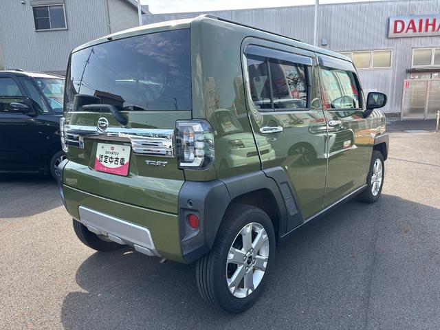 タフトG クロムベンチャー15インチアルミホイール オートレベリング機能付フルLEDヘッドランプ LEDフォグランプ 本革巻ステアリングホイール 本革巻インパネセンターシフト TFTカラーマルチインフォメーションディスプレイ(静岡県)の中古車