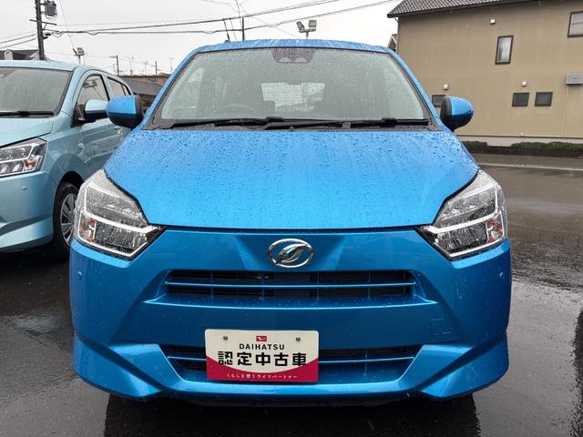 ミライースG SAIII14インチアルミホイール LEDヘッドランプ オート格納式カラードドアミラー 自発光式デジタルメーターブルーイルミネーションメーター オートエアコン(プッシュ式) キーフリーシステム(静岡県)の中古車