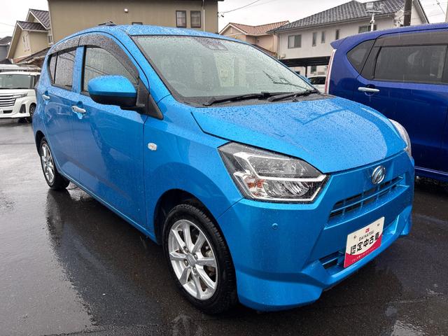 ミライースG SAIII14インチアルミホイール LEDヘッドランプ オート格納式カラードドアミラー 自発光式デジタルメーターブルーイルミネーションメーター オートエアコン(プッシュ式) キーフリーシステム(静岡県)の中古車