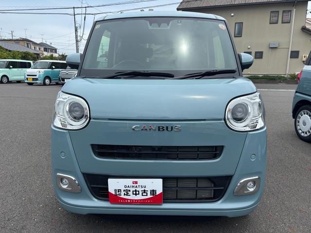 ムーヴキャンバスセオリーG14インチフルホイールキャップ LEDヘッドランプ LEDフォグランプ ホっとカップホルダー 両側パワースライドドア キーフリーシステム プッシュボタンスタート UVカットガラス(静岡県)の中古車