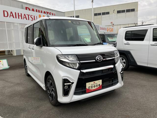 タントカスタムＸ１４インチアルミホイール　大型エアロバンパー　フルＬＥＤヘッドランプ　オート格納式カラードドアミラー　両側パワースライドドア（静岡県）の中古車