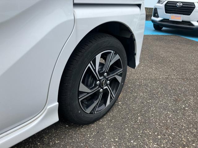 タントカスタムＸ１４インチアルミホイール　大型エアロバンパー　フルＬＥＤヘッドランプ　オート格納式カラードドアミラー　両側パワースライドドア　キーフリーシステム　プッシュボタンスタート（静岡県）の中古車