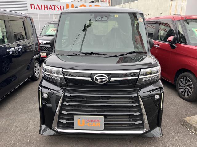 タントカスタムＸ１４インチアルミホイール　大型エアロバンパー　フルＬＥＤヘッドランプ　オート格納式カラードドアミラー　両側パワースライドドア　キーフリーシステム　プッシュボタンスタート（静岡県）の中古車