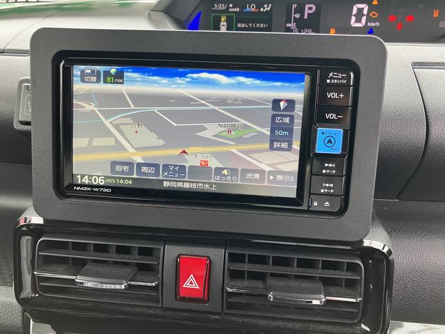 タントカスタムＸ１４インチアルミホイール　大型エアロバンパー　フルＬＥＤヘッドランプ　オート格納式カラードドアミラー　両側パワースライドドア　キーフリーシステム　プッシュボタンスタート（静岡県）の中古車
