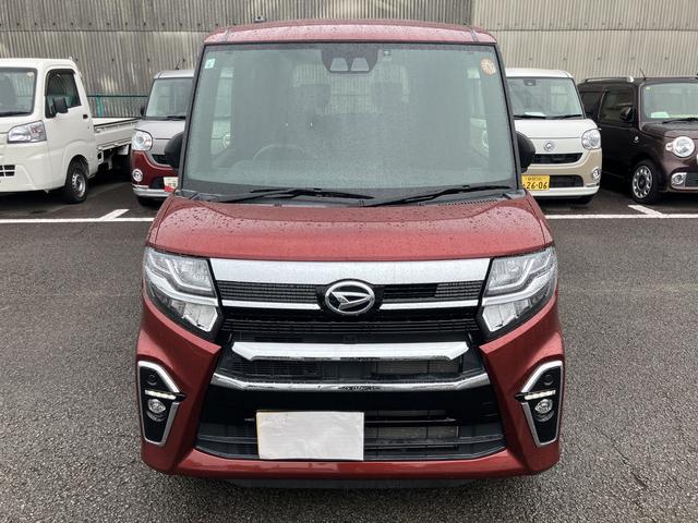 タントカスタムＲＳスタイルセレクション１５インチアルミホイール　大型エアロバンパー　フルＬＥＤヘッドランプ　オート格納式カラードドアミラー　革巻ステアリングホイール　両側パワースライドドア（静岡県）の中古車