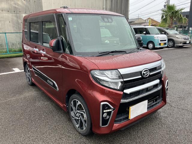 タントカスタムＲＳスタイルセレクション１５インチアルミホイール　大型エアロバンパー　フルＬＥＤヘッドランプ　オート格納式カラードドアミラー　革巻ステアリングホイール　両側パワースライドドア（静岡県）の中古車