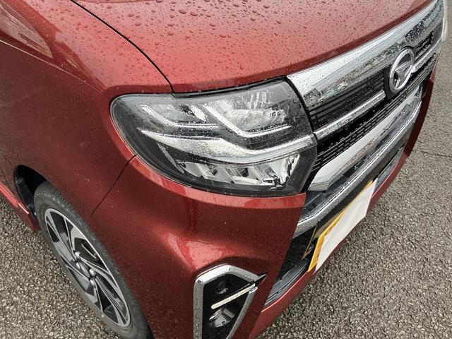 タントカスタムＲＳスタイルセレクション１５インチアルミホイール　大型エアロバンパー　フルＬＥＤヘッドランプ　オート格納式カラードドアミラー　革巻ステアリングホイール　両側パワースライドドア（静岡県）の中古車