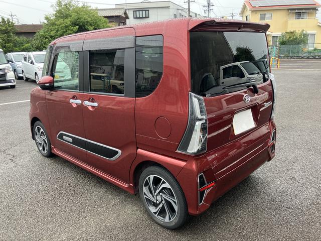 タントカスタムＲＳスタイルセレクション１５インチアルミホイール　大型エアロバンパー　フルＬＥＤヘッドランプ　オート格納式カラードドアミラー　革巻ステアリングホイール　両側パワースライドドア（静岡県）の中古車