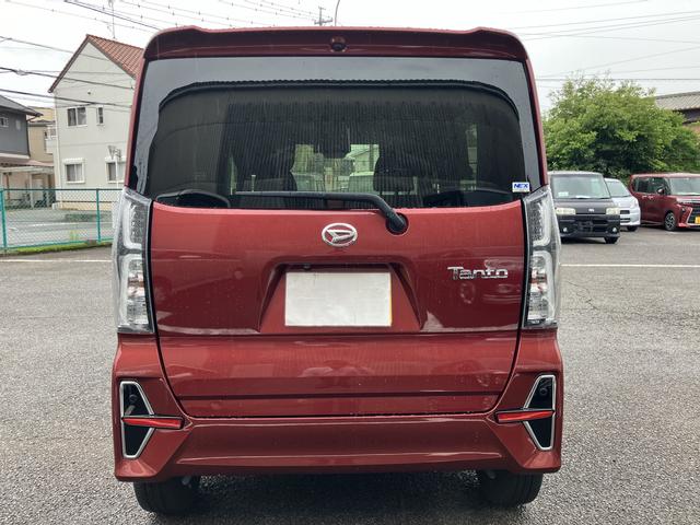 タントカスタムＲＳスタイルセレクション１５インチアルミホイール　大型エアロバンパー　フルＬＥＤヘッドランプ　オート格納式カラードドアミラー　革巻ステアリングホイール　両側パワースライドドア（静岡県）の中古車