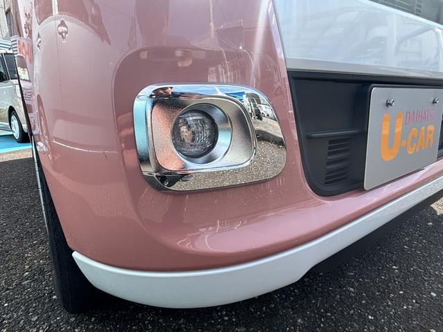 ムーヴキャンバスストライプスＧ１４インチフルホイールキャップ　ＬＥＤヘッドランプ　ＬＥＤフォグランプ　ホっとカップホルダー　両側パワースライドドア　キーフリーシステム　プッシュボタンスタート　ＵＶカットガラス（静岡県）の中古車