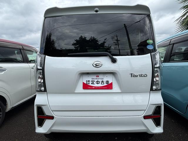 タントカスタムX14インチアルミホイール 大型エアロバンパー フルLEDヘッドランプ オート格納式カラードドアミラー 両側パワースライドドア キーフリーシステム プッシュボタンスタート(静岡県)の中古車
