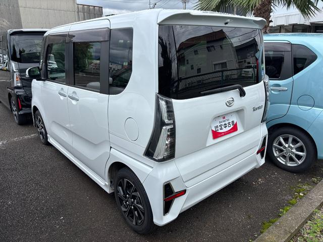 タントカスタムX14インチアルミホイール 大型エアロバンパー フルLEDヘッドランプ オート格納式カラードドアミラー 両側パワースライドドア キーフリーシステム プッシュボタンスタート(静岡県)の中古車