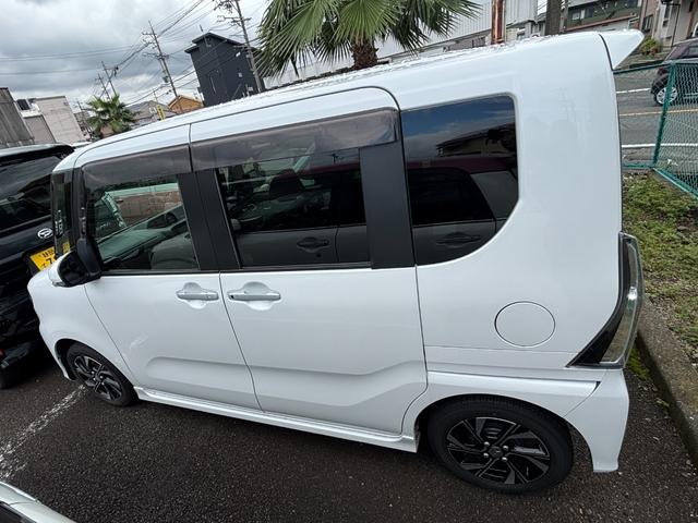 タントカスタムX14インチアルミホイール 大型エアロバンパー フルLEDヘッドランプ オート格納式カラードドアミラー 両側パワースライドドア キーフリーシステム プッシュボタンスタート(静岡県)の中古車