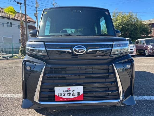 タントカスタムＸ１４インチアルミホイール　大型エアロバンパー　フルＬＥＤヘッドランプ　オート格納式カラードドアミラー　両側パワースライドドア　キーフリーシステム　プッシュボタンスタート（静岡県）の中古車