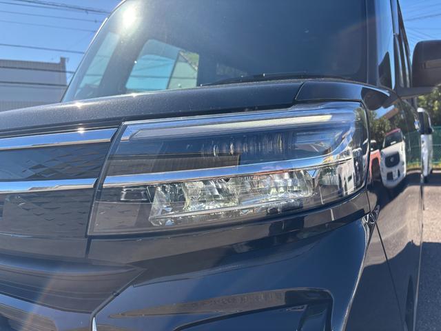 タントカスタムＸ１４インチアルミホイール　大型エアロバンパー　フルＬＥＤヘッドランプ　オート格納式カラードドアミラー　両側パワースライドドア　キーフリーシステム　プッシュボタンスタート（静岡県）の中古車